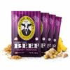 Divine Bovine Gourmet Beef Jerky Tangy Teriyaki Flavor - 4 pack (3.25 oz Bags), Premium Steer Brisket, All-Natural Beef Jerky, No Artificial Preservatives, Protein Snack view 1