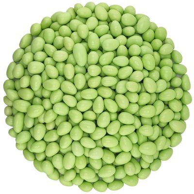American Best Food Pastel Color Jordan Almonds in Jar, Kosher (4 Pound, Green)