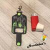 Zombie Inhaler Holder Key Fob view 2