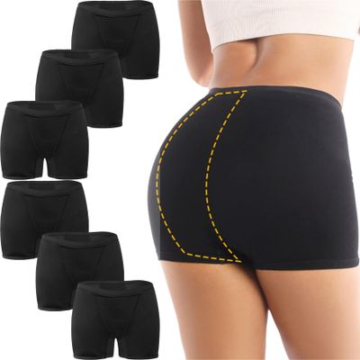 Leak-Proof Women's Bodyshorts for 60+ | 4-Layer Incontinence Protection | Holds Up to 4 OZ | 3-Pack Mix A | Plus Size 4X