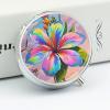 Eye-catching Hawaiian Flowers Pill Box Case with 3 Individual Compartments Compact Portable Medication Management Mini Small Pill Organizer for Vitamins Medication Fish Oil Supplements view 4
