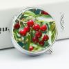 Cherry Pill Box Case with 3 Individual Compartments Compact Portable Medication Management Mini Small Pill Organizer for Vitamins Medication Fish Oil Supplements view 4