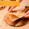 50Pcs Paper Sandwich Bags, 7.8x 8 Inch Kraft Paper Snack Bag Papers Stock Bags for Bakery, Hamburger, Cookies, Treats, Snacks, Lunch Take Out view 3