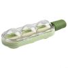 Explore Flavor Combinations Using the Handy Triple Balls Ice Cream For Mold Equipped with a Convenient Straw (green) view 4