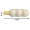 Explore Flavor Combinations Using the Handy Triple Balls Ice Cream For Mold Equipped with a Convenient Straw (Yellow) view 3