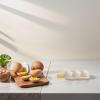 Explore Flavor Combinations Using the Handy Triple Balls Ice Cream For Mold Equipped with a Convenient Straw (Yellow) view 4