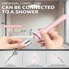 Anal Douche for Men & Women - 245ml Anti Back-Flow Enema Kit with 7-Hole Nozzle Fits Shower Hose, Reusable Bulb (Pink) view 4