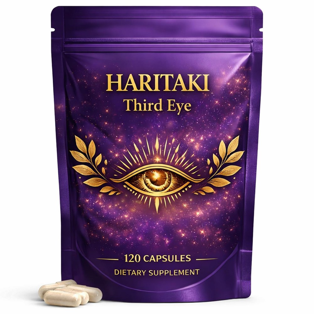 Haritaki Capsules Terminalia Chebula Haritaki Supplement for Gut Wellness, Supports Natural Energy and Daily Focus, Vegan & Gluten-Free, 120 Capsules