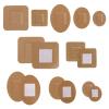 150pcs Face Bandages, Square & Oval Flexible Adhesive Spot Strips for Nose Hands & Delicate Wounds Patches, Skin Friendly Fabric Small Dot Bandages (5 Sizes) view 1