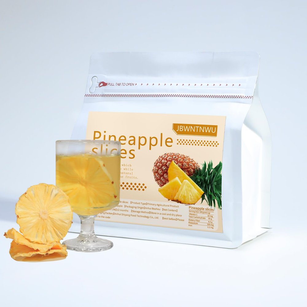 Dehydrated Pineapple Slices Dried Pineapple Slices For Cocktails Baking Fruit Tea Slow Cookers Potpourri Candle Festival Decoration Wreaths Dried Flowers 100%Natural Gluten Free No Sulphur 8.82oz/250g