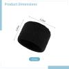 Machify Black Terry Cloth Wristbands, 72 Pcs, 3.1 X 2 in Sports Sweatbands for Basketball, Workout, Gym, Athletic Wrist Support view 3