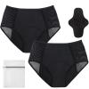Cotton Incontinence Underwear, Ultradries Underwear, 100ml Absorbency, Leakproof & Washable, Stays Dry All Day (2X Pack, Small) view 1