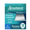 Assurance Premium Underpads, Large 23 x 36 Inches, Maximum Absorbency, 18 Count view 1