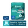 Assurance Premium Underpads, Large 23 x 36 Inches, Maximum Absorbency, 18 Count view 3
