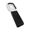 DIYEAH 10x Folding Magnifying Glass with LED Light, Lightweight Handheld Reading Magnifier for Inspection and Repair, Rechargeable Desktop Magnifier for Seniors and Hobbyists view 1