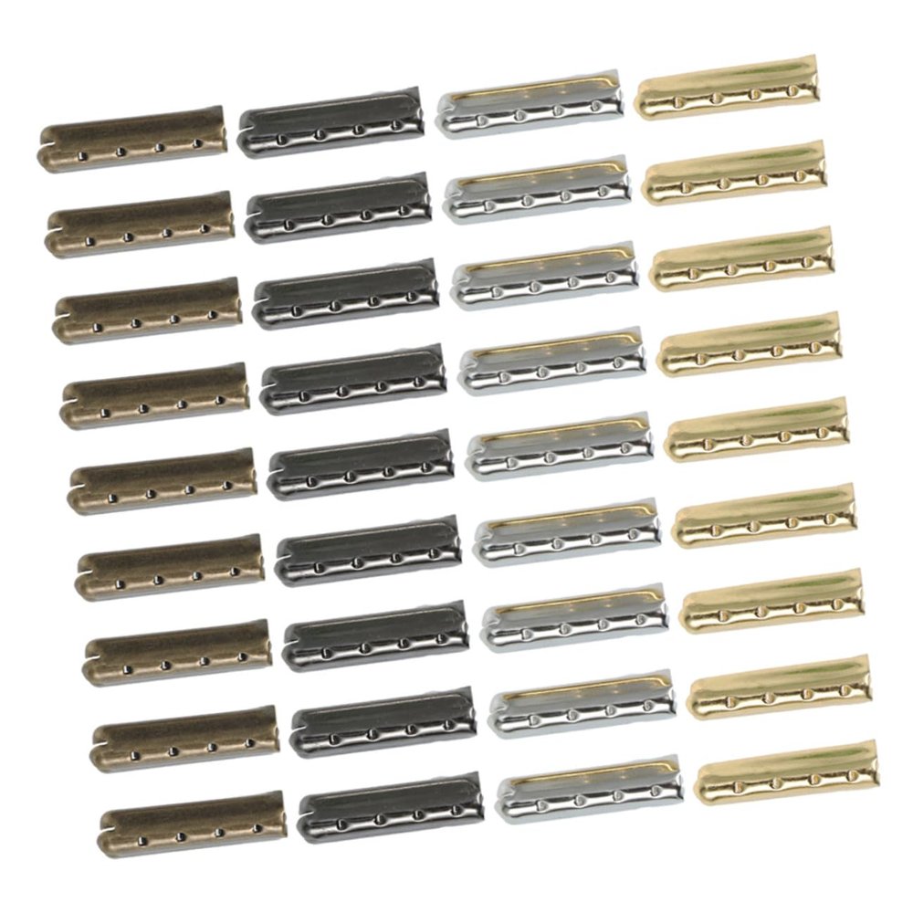 HEALEEP 120pcs Metal Shoelace Tips and Lace Ends Replacement Cord Ends for DIY Shoelace Repair, Bullet Aglet Caps for Shoes, Hoodies, Pants, Universal Shoe String Accessories