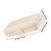 TEHAUX Portable Small Pill Organizer Medicine Travel Case 8-Compartment Cream White Weekly Compact Organizer for Seniors and Daily Use view 2