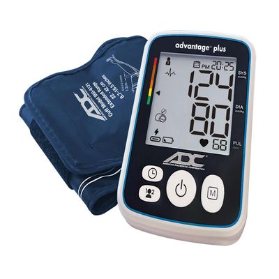 ADC Advantage Plus 6121 Automatic Digital Blood Pressure Monitor, Adult Extended-Range Upper-Arm Cuff, Navy