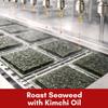 Kimchi Seasoned Roasted Seaweed Snack 12 Count, Double Roasted with Kimchi Flavor Oil for Even Taste, Extra Crispy, Korean Spicy Seaweed view 3
