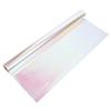 DIYEAH Iridescent Cellophane Flower Wrapping Paper Roll 5.8 Mil Thick 56cm X 9.1m Rainbow Bouquet Wrapping Material for Birthday Packaging and DIY Floral Crafts view 1
