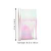 DIYEAH Iridescent Cellophane Flower Wrapping Paper Roll 5.8 Mil Thick 56cm X 9.1m Rainbow Bouquet Wrapping Material for Birthday Packaging and DIY Floral Crafts view 2