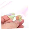 DIYEAH Iridescent Cellophane Flower Wrapping Paper Roll 5.8 Mil Thick 56cm X 9.1m Rainbow Bouquet Wrapping Material for Birthday Packaging and DIY Floral Crafts view 3