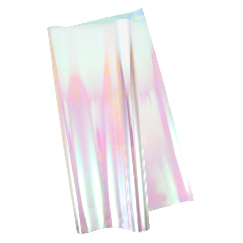 Holibanna Iridescent Rainbow Cellophane Wrapping Paper 5.8 Mil Thick 56cm X 10 Yards Roll for Flower Bouquet DIY Wrap and Floral Packaging