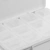 ARTIBETTER 7-Day Large Capacity Pill Organizer Box with Dual-Layer Sealed Compartments, Portable Weekly Medication Dispenser for Morning, Noon, and Night Doses, Travel-Friendly Medicine view 4