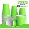 Party Solids 18 Oz Lime Green Plastic Cups For Party Supplies 600 Pack | Lime Green Large Plastic Cups Bulk | Disposable Drinkware For Parties, Events & Everyday view 4