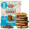 Cooper Street Snacks It's Just a Cookie - Thin & Crispy Butter Cookies, Nut, Soy & Seed Oil Free, School Safe For Kids Or Lunchbox For Adults - Chocolate Chip - 12 Pack (1.25oz) view 1