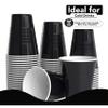 Party Solids 18 Oz Black Plastic Cups For Party Supplies 600 Pack | Black Large Plastic Cups Bulk | Disposable Drinkware For Parties, Events & Everyday view 4