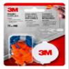 3M Corded Reusable Earplugs, 3 Pack, Noise Reduction Rating (NRR) 25 dB, Easy to Use & Insert, Pliable & Tri-Flange Design Enhances Comfort & Fit, Orange Ear Plugs (90716H3-DC), 3 Pair (Pack of 2) view 4