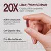 TRUE BEETS Organic Beet Root Capsules - 20:1 Extract Beetroot Supplement, 120 Vegan Capsules, 4 Month Supply - Nitric Oxide & Blood Pressure Support, Non-GMO, Made in the USA view 4