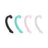 Face Mask Holder 20 Pcs Mask Silicone Ear Hook, Anti-Pinch Spiral(Black) view 1