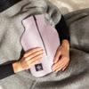 2.0L Fashy Hot Water Bottle with Barker Textiles 100% Wool Cover (Pink) Hot Water Bag with Zipper Cover view 3