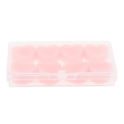Abaodam Reusable Silicone 8pcs with Heart Shape, Noise-canceling and Water-Resistant for Swimming, Sleeping, Airplane Use, and Concerts, and Adults Protective Moldable