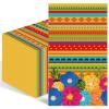 100 Pcs Mexican Fiesta Napkins Mexican Themed Colorful Disposable Dinner Napkins for Cinco De Mayo Fiesta Taco Baby Shower Birthday Party Supplies view 1