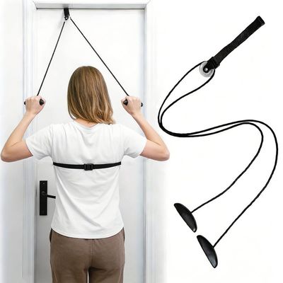AGFKXO Shoulder Pulley Over The Door Physical Therapy System - Over The Door Pulley for Shoulder Rehab, Exercise Pulleys for Neck Shoulder and Upper Body Exercises