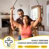 AGFKXO Shoulder Pulley Over The Door Physical Therapy System - Over The Door Pulley for Shoulder Rehab, Exercise Pulleys for Neck Shoulder and Upper Body Exercises view 2