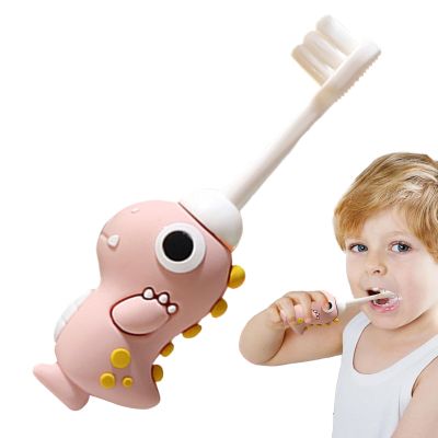 Soft Toothbrush for Tiny Tots Cute Dinosaur Design 2-6 Years Old Kids