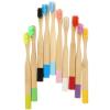 BIUDECO 10pcs s Toothbrushes Soft Charcoal Bristles, Round Handles, Wear-Resistant Design for Oral Care and Travel Use