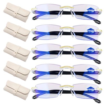 2026 New Auto Focus Glasses Self Adjusting, Intelligent Dual Focus Glasses, Precision Vision Aid Tool, For Women Men (5pcs,250)