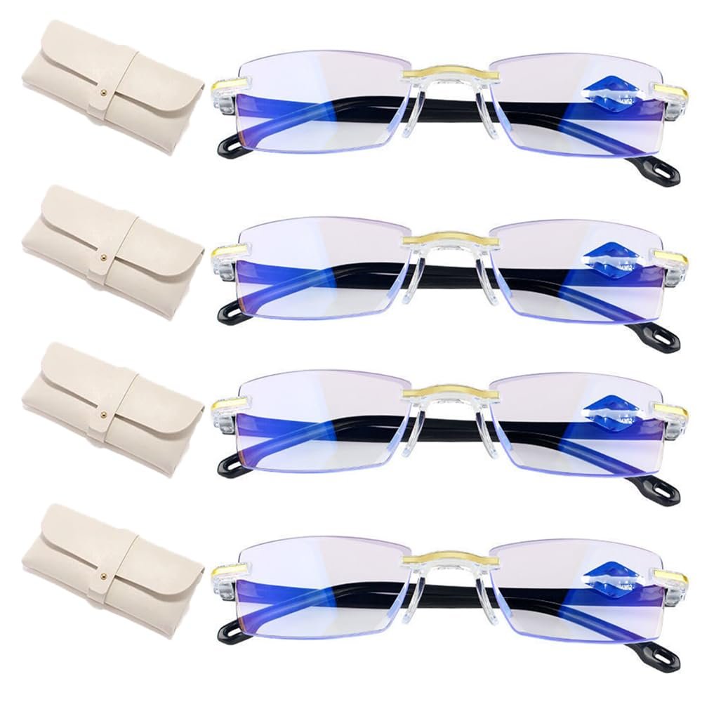 2026 New Auto Focus Glasses Self Adjusting, Intelligent Dual Focus Glasses, Precision Vision Aid Tool, For Women Men (4pcs,100)