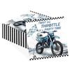 Greencian 50Pcs Dirt Bike Party Paper Napkins 6.5 x 6.5 inch 2 Ply view 1