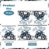 Greencian 50Pcs Dirt Bike Party Paper Napkins 6.5 x 6.5 inch 2 Ply view 2