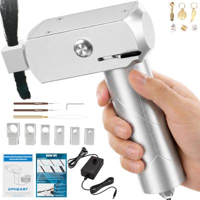Dreadlock Machine with Manual Needle Retraction, Stepless Speed Loc Machine, 0-Heat Permanent Magnet Motor, Portable Electric Instant Loc Machine for Natural & Synthetic Hair, Safe DIY Dreadlock Maker
