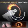 Dreadlock Machine with Manual Needle Retraction, Stepless Speed Loc Machine, 0-Heat Permanent Magnet Motor, Portable Electric Instant Loc Machine for Natural & Synthetic Hair, Safe DIY Dreadlock Maker view 4