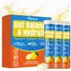 Selicheal Gut Health and Hydration Electrolyte Tablets, Fiber Supplement for Women & Men, with Prebiotics & Probiotics, Lemon Flavor Hydration Drink, Keto Friendly, Sugar Free, 60 Tablets view 1