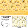 SunPhoenix Construction Wrapping Papers - 6 Sheets 27 x 20 Yellow Digger Tractor Truck Gift Wrap Paper for Kids Boys Construction Birthday Baby Shower Party Favors view 2