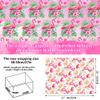 SunPhoenix Flamingo Wrapping Papers - 6 Sheets 27 x 20 Pink Summer Ahola Flamingo Gift Wrap Paper for Kids Girls Birthday Baby Shower Summer Hawaii Party Favors view 2